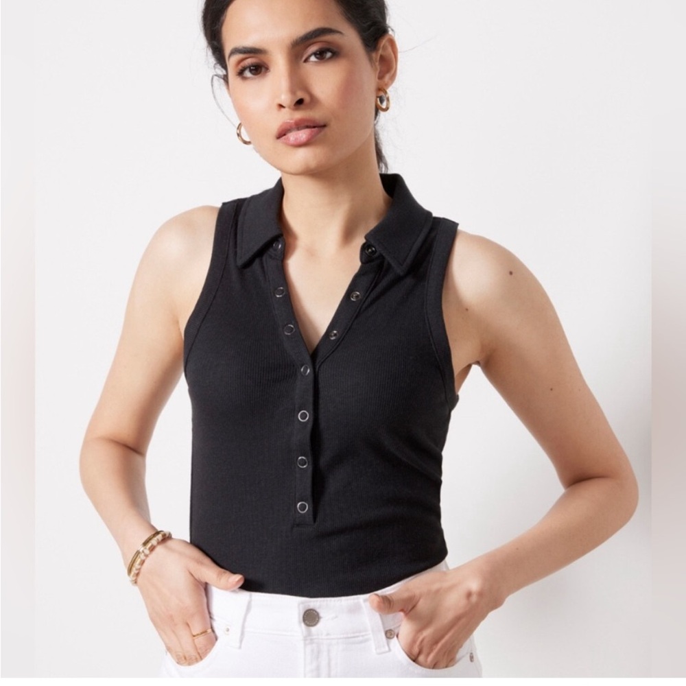 Evereve Kenny Collar Henley Tank